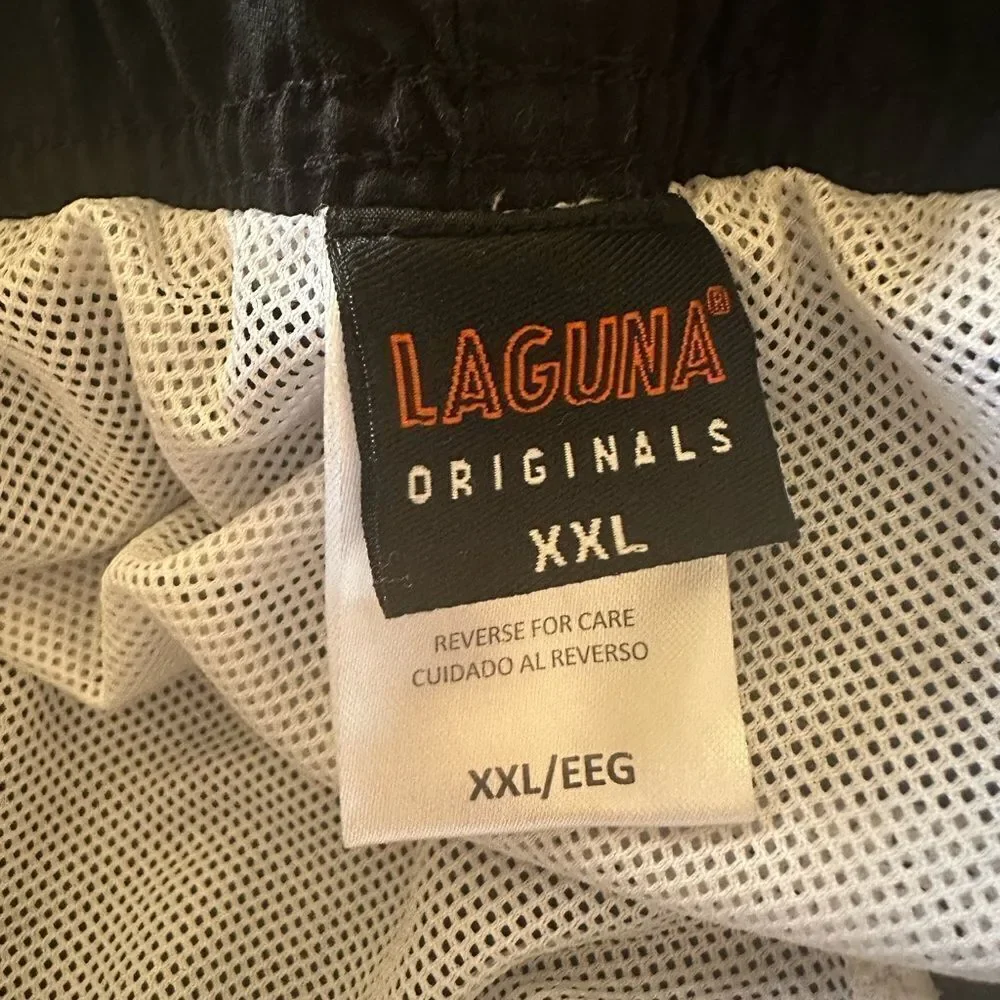 Laguna Swim Shorts Size XXL Lined Elastic Tie Waist Beach Bottom